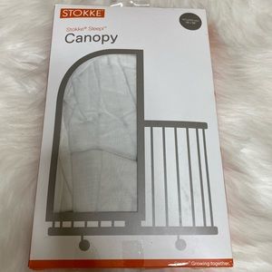 Stokke Mini Crib Canopy in White